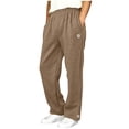 thumbnail image 5 of Chiccall Boys Girls Baggy Sweatpants Elastic Waist Wide Leg Lounge Sweat Pants Casual Versatile Joggers Track Pants with Zippers and Pockets, 5 of 7