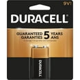 thumbnail image 1 of Duracell Coppertop Alkaline 9V Battery, 1 Pack, 1 of 7