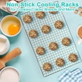 thumbnail image 5 of YSTDHL 4 Pack Black Heavy-Duty Wire Cooking Rack Baking Racks, Nonstick Baking & Cooling Grid for Roasting, Cooking, Grilling, Drying - 16" x 10", 5 of 12