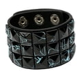 thumbnail image 4 of Pulsera ancha punk Yinane accesorios de rock Negro, 4 of 8