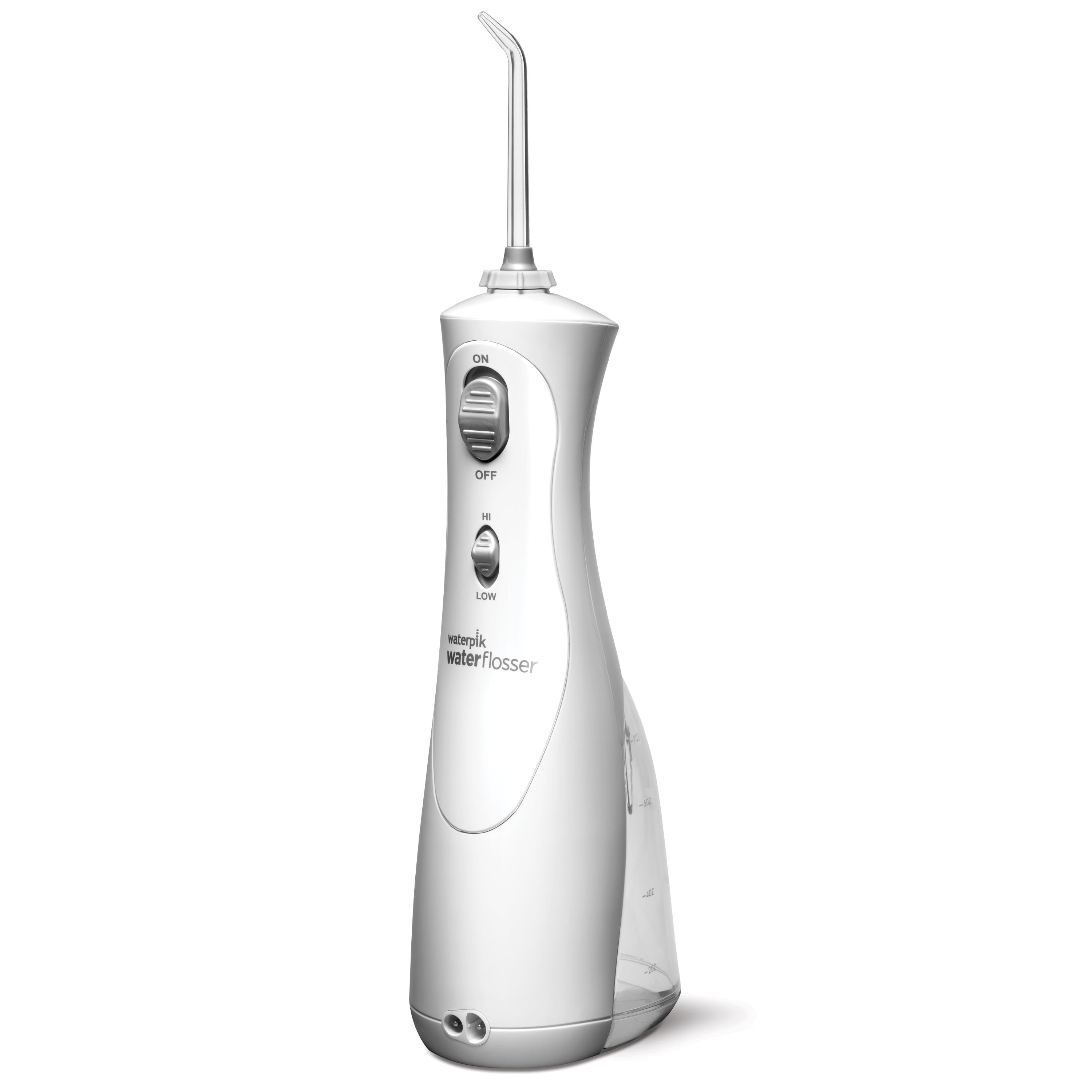 Waterpik Cordless Plus Portable Water Flosser Oral Irrigator White 