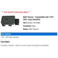 thumbnail image 2 of MAP Sensor - Compatible with 1997 - 2001 Jeep Cherokee 1998 1999 2000, 2 of 2