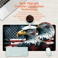 thumbnail image 4 of Desk Mat, Bald Eagle American Flag Desk Pad, USA Flag Large Gaming Mouse Pad for Desk, 31.5"x15.7" Extended Big Computer Keyboard Mouse Pad with Non-Slip Base and Stitched Edge, 4 of 6