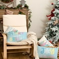 thumbnail image 2 of Blue Christmas Throw Pillow Covers 12 x 20 Inch Set of 4, Xmas Trees Truck Merry and Bright Striped Holiday Farmhouse Decorative Cushion Cases for Home Decoration G597-12, 2 of 5