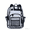 Black, variant on Clear Transparent Backpack, Heavy Duty PVC See Through Bag for Stadium Events, Travel, Work and Daily Use,Gray