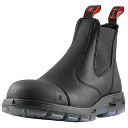 Redback Boots RDBUSBBKSC10 Easy Escape 6 in. Slip-On Steel Toe Scuff Cap, Size 10 UK -