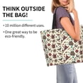 thumbnail image 2 of Fotbe Insects A Bolsa Tote Estética de Lona con Estampado para Mujer - Bolsa Reutilizable de Hombro Casual para Vacaciones, Compras, Trabajo y Gimnasio, 2 of 8