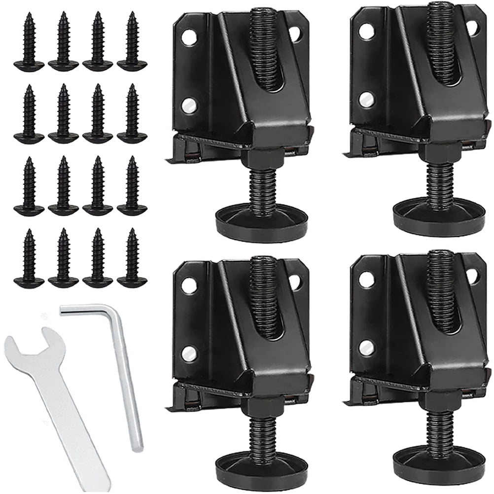 4pcs Furniture Leveler Adjustable Table Feet Cold Rolled Steel Table