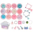 thumbnail image 1 of Juguete De Cuentas Hecho A Mano Diy Con Juego De Accesorios Para Niños, Pulsera Tejida Creativa Para Niñas, Juguetes Para Hacer Joyas, Regalo Educativo Para Niños Eigraketly  FN007628-02, 1 of 6