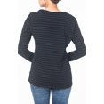 thumbnail image 2 of T-Shirts à Manches Longues pour Femmes Noir GRIS JO YD, 2 of 4