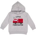 thumbnail image 2 of Inktastic Red Fire Little Firefighter Toddler Hoodie, 2 of 4