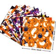 thumbnail image 5 of 24 Sheets Halloween Pattern Paper Set 6"x6" Patterned Cardstock Paper Scrapbooking Supplies Paper Spider Pumpkin Bat Witch Plaid Stripe Dot Origami Paper 12 Styles, 5 of 10
