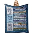 thumbnail image 1 of LHSHID Mother in Law Gifts from Daughter in Law Mother in Law Gifts Blanket Mother in Law Birthday Gifts Mother in Law Gifts Ideas for Christmas for Mother in Law Throw Blankets 30x40in, 1 of 6