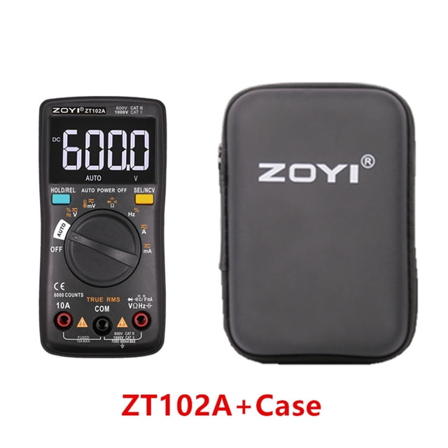 ZT101 ZT102 ZT102A Digital Multimeter DC AC Voltage Current Resistance Diode Capacitance Temperature Tester Digital Multimeter ,High Efficiency