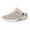 Beige, variant on Women's Orthotic Air Cushion Walking Clogs Half Slippers Shoes for Plantar Fasciitis Recovery with Back Strap Athletic Mesh Summer Fall Sandals Beige Size 8