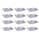 thumbnail image 1 of Toystoory Caja de embalaje desechable de papel de aluminio para alimentos, 12 Uds., único, multiuso, a prueba de aceite, para llevar, para Utensilios de cocina poco profundo/sin tapa, 1 of 6