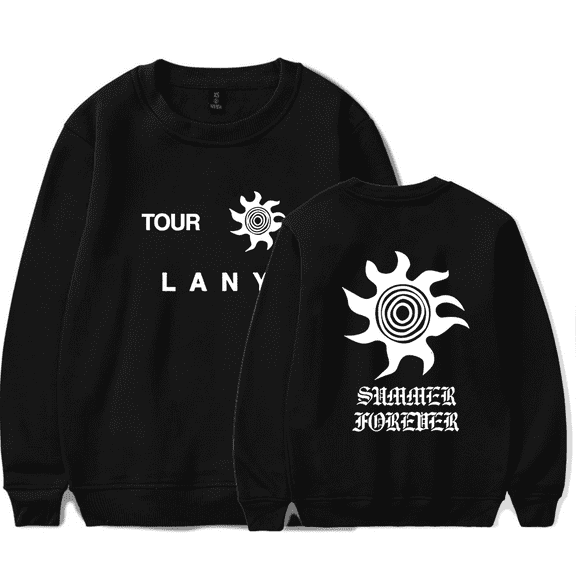 LANY Merch Sweatshirt Summer Forever Tour Long Sleeve Crewneck Women Men Hoodie