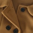 thumbnail image 4 of LYHaoo Toddler Boys Girls Wool Coat Winter Warm Coat Kids Jacket Outwear Clothes Trendy Casual Sizes 3-4 Years Brown, 4 of 5