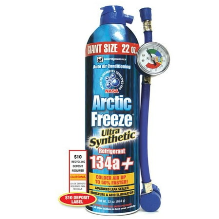 Arctic Freeze Auto AC Recharge Ultra Synthetic R-134a Kit, 22
