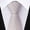 White, variant on Mens White Jacquard Tie Zipper Pre-tied Tie with Gift Box for Wedding