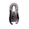 thumbnail image 1 of BRIGHTFUFU 4 peinetas de plástico entrelazadas con forma de banana para mujer, pasadores de dos lados, coletas alargadas, accesorios para niñas., 1 of 7