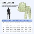 thumbnail image 4 of Sikiie Cartoon Duck Mens Pajama Set, Soft Warm Long Sleeve Sleepwear, Cozy Button-Down Pjs for Men-Small, 4 of 7