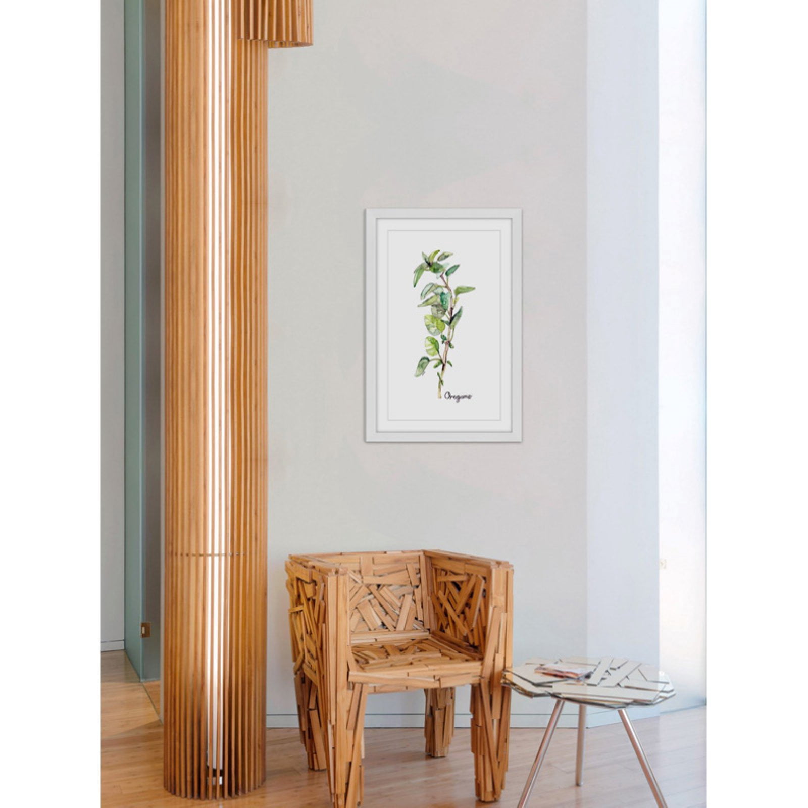 Marmont Hill "Herb Oregano" by Rachel Byler Framed Painting Print