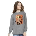 thumbnail image 3 of Awkward Styles Halloween Youth Sweatshirt Mummy Cat Crewneck Tee for Kids, 3 of 5