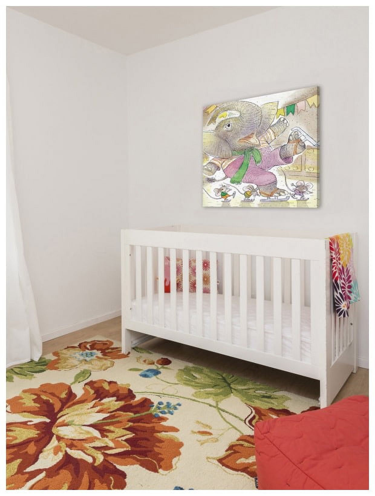 Marmont Hill "Elephant and Mouses" by Curtis Painting Print on Canvas