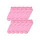 thumbnail image 1 of INSPIRE CHIC Calcetines de tobillo bajos de 10 pares para mujer, con pu?os elásticos y transpirables, color rosa medio, 1 of 6