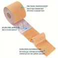 thumbnail image 3 of 5CMX5M Athletic Elastoplast Sport Recovery Strapping Gym Waterproof Tennis Muscle Pain Relief Bandage Sports Stickers, 3 of 10