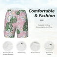 thumbnail image 5 of Balery Lilies Flowers Mens Swim Trunks Swim Shorts for Men Quick Dry Inseam Beach Shorts with Compression Liner Pocket-3X-Large, 5 of 9
