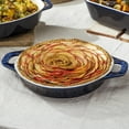 thumbnail image 4 of Staub Ceramic 3-pc Mixed Baking Dish Set - Dark Blue, 4 of 6