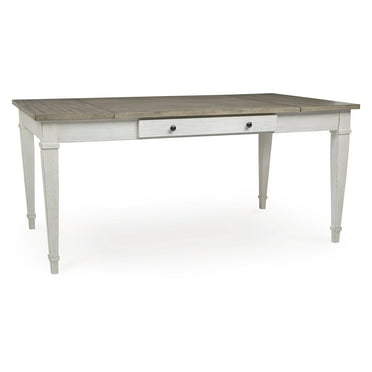 Signature Design by Ashley Casual Skempton Dining Table  White/Light Brown