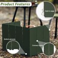 thumbnail image 3 of Duuclume Camping Stove Windscreen, 10 Plates Folding Gas Stove Windshield with Case, 3 of 7