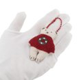 thumbnail image 5 of Unique Bargains 1 Pc Handbag Charm Cute Beaded Chain Handbag Accessories Beige, 5 of 6