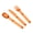 Orange, variant on Sportteer Camping Tableware Set Magnetic Utensils Set Metal Flatware Food Grade Polished Surface Outdoor Travel Fork Spoon Camping Utensils Kit Magnetic Utensils Set