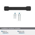 thumbnail image 5 of Amerock Faircrest 3-3/4 inch (96mm) Center-to-Center Matte Black Cabinet Pull, 5 of 7
