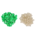 thumbnail image 1 of 100 etiquetas de oreja de 0,7 pulgadas, marcador para ganado, suministros para conejos, zorros y visones, identificación de animales, color verde, 1 of 14