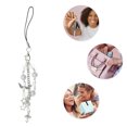 thumbnail image 3 of Unique Bargains 1 Pc Handbag Charms Keychains Five-pointed Star Cross Bag Accessories Silver Tone, 3 of 5