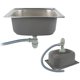 thumbnail image 4 of Fregadero de cocina de acero inoxidable, Incluyendo Juego de Rebosadero y Desagüe 50x40x20cm esquí esquí Gafas de esquí, 4 of 5
