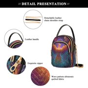 Leather Handbag Crossbody Bag Majestic Phoenix