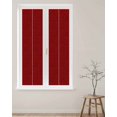 thumbnail image 2 of Window Privacy Film Red Floral Stained Glass Window Film Decorative Sun Block Window Cover Country Farmhouse Abstract Flowers Pattern Window Clings Static Adhesive Sticker for Bathroom 29.5"x118", 2 of 7