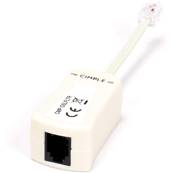 2 Wire, 1 Line DSL Filter - for Removing Noise and Other Problems from DSL Related Phone Lines