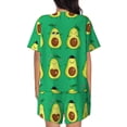 thumbnail image 3 of Kdxio Cartoon Fruit Print Pajamas Sets for Women Short-Sleeved Pjs with Lounge Shorts Two Piece Sleepwear S-4XL, 3 of 8