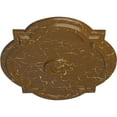 thumbnail image 3 of Ekena Millwork 21 1/4"W x 17 3/8"H x 1"P Waltz Ceiling Medallion (Fits Canopies up to 4 1/2"), Hand-Painted Smokey Topaz Crackle, 3 of 6