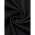 thumbnail image 4 of Licupiee Women Hollow Bodycon Dress Solid LowCut Long Sleeve Backless Show Belly Square Neck Fishtail Long Cocktail Dress, 4 of 5