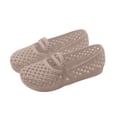 thumbnail image 7 of BRICH Mary Jane Flats for Women Perforated Round Toe Ballet Flats Comfortable Ballerina Shoes Khaki 8.5, 7 of 7