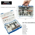 thumbnail image 4 of NEIKO 50492A 381pcs, Universal 1/8” Shank, Grinding, Rotary Tool Polishing Accessories Kit, Cordless, 4 of 7