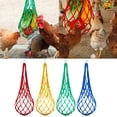 thumbnail image 3 of Chicken Vegetable Hanging Feeder Toy for Hens Pet Birds Fruit Holder with Hooks for Hens Large Bird 4 Pack, 3 of 12